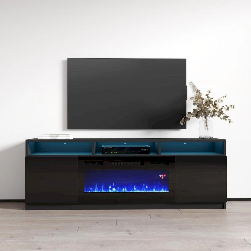 Reno 05 Electric Fireplace Modern 63 TV Stand
