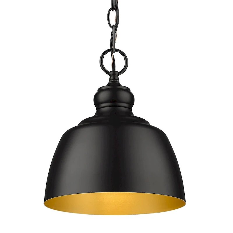 Golden Lighting 0316-M1L Holmes 9  Wide Mini Pendant