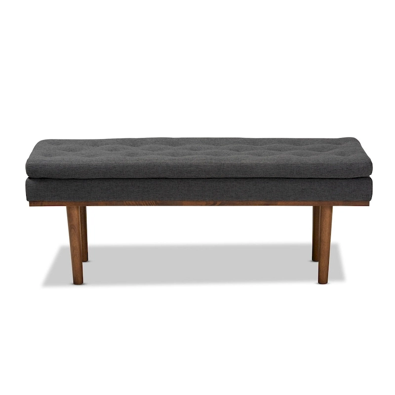 Carson Carrington Ufas Mid-century Modern Upholstered Bench