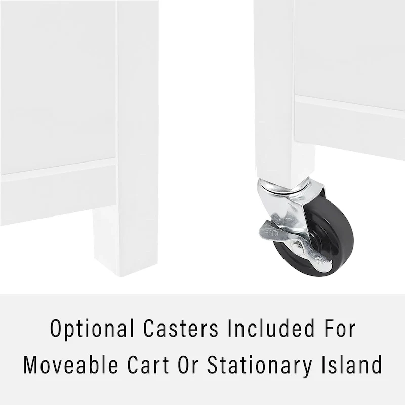 Crosley Soren Stainless Steel Top Kitchen Island/Cart - 18.13d x 42.13w x 37.5h