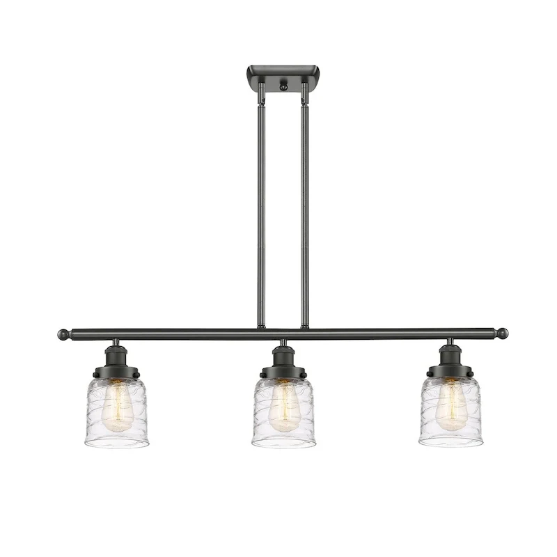 Innovations Lighting Bell - 3 Light 36  Island Light - 5  Shade