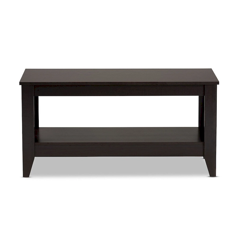 Copper Grove Leerdam Modern Rectangular Wenge-finished Wood Coffee Table