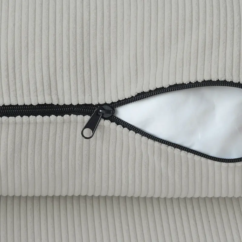 Modern Modular Sectional Sofa with 3 Pillows, Convertible Living Room Couch with Ottomans