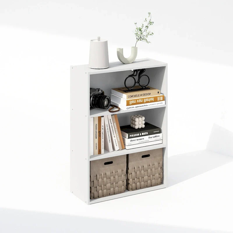 Furinno Simple Open Shelf, Bookcases, 3-Tier