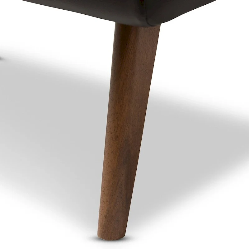 Mid-Century Upholstered Ottoman by Baxton Studio