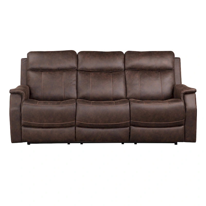 Steve Silver Faux Leather Power Reclining Sofa