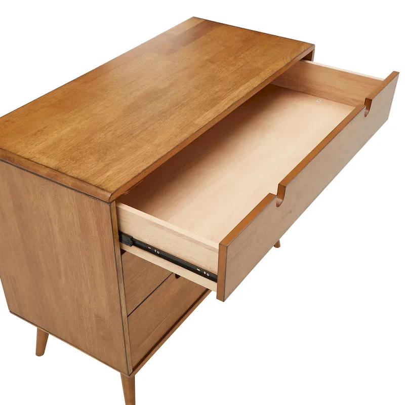 Clark Oak Finish 3-drawer Dresser