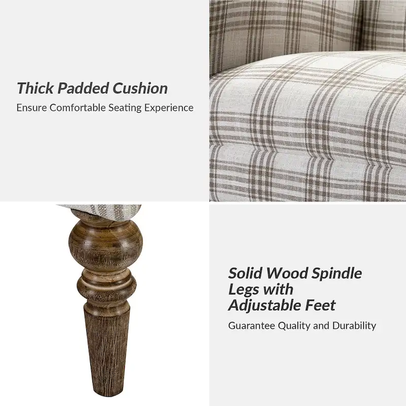 Mandan 29.5 Wide Traditional Accent Armchair with Solid Wood Legs Set of 2 by HULALA HOME