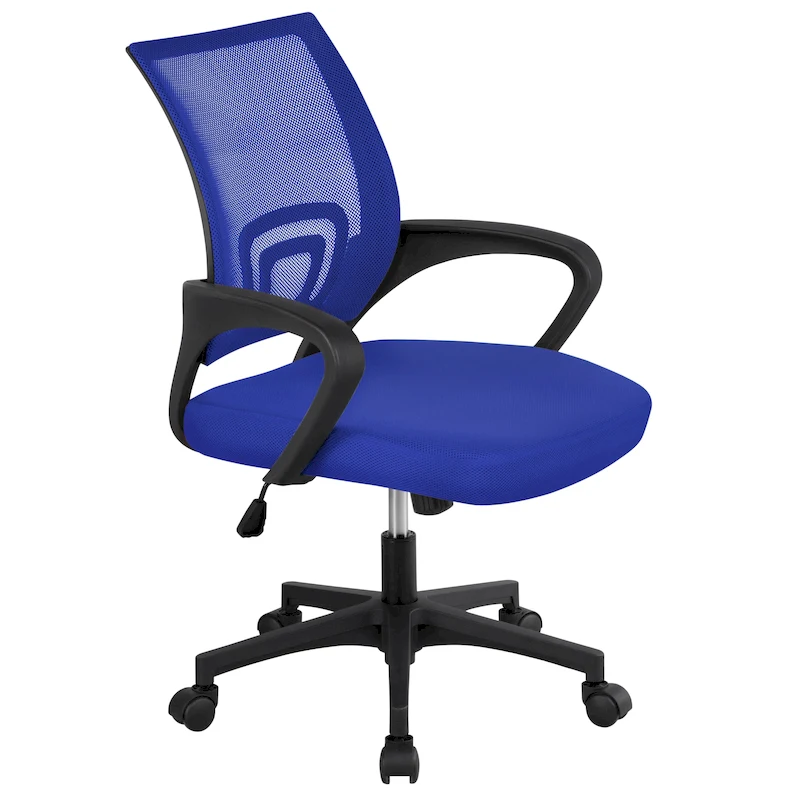Yaheetech Adjustable Ergonomic Office Chair MidBack Mesh Swivel Chair