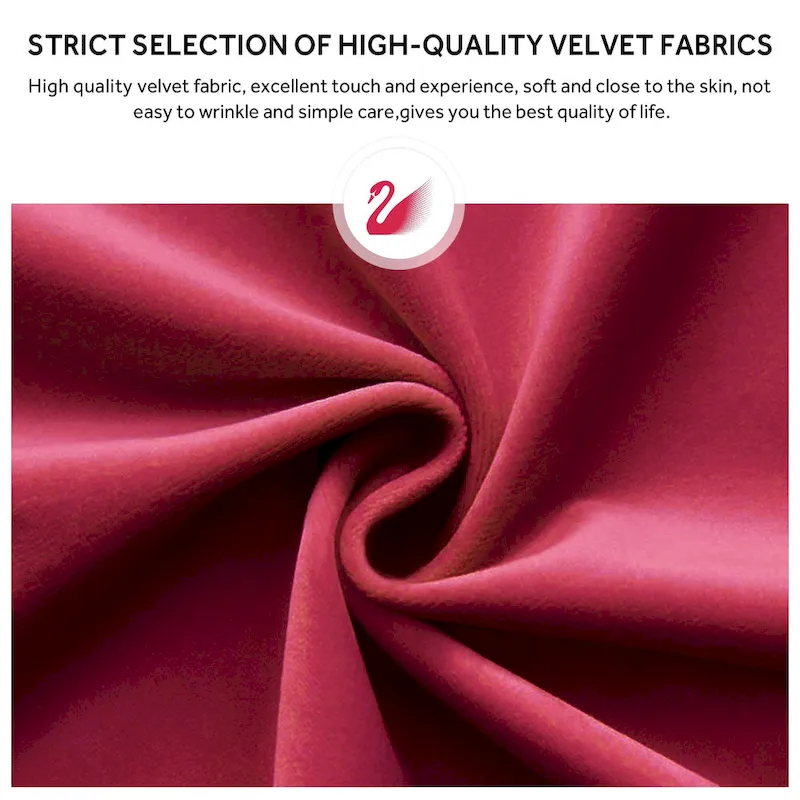 Upholstered Tufted Velvet Dining Chair with Solid Wood Legs Set of 6