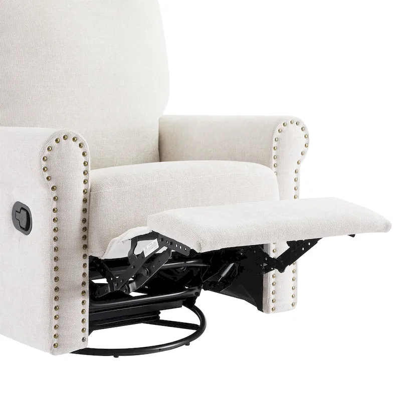 Heido 360 Degree Swivel Glider Manual Recliner Leisure Sofa Chair