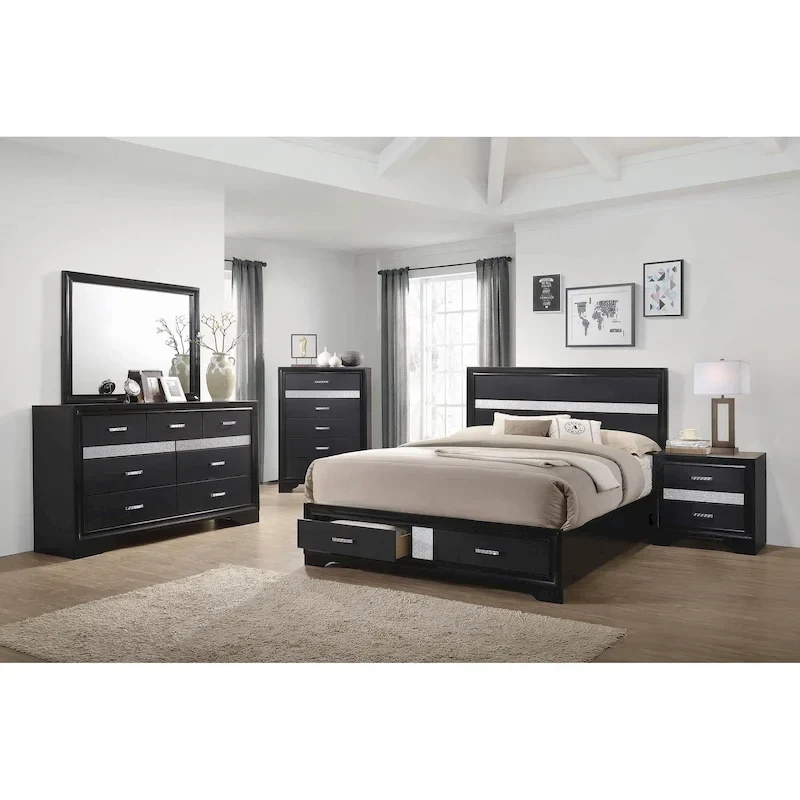 Corbin 4-piece Bedroom Set with 2 Nightstands and Dresser