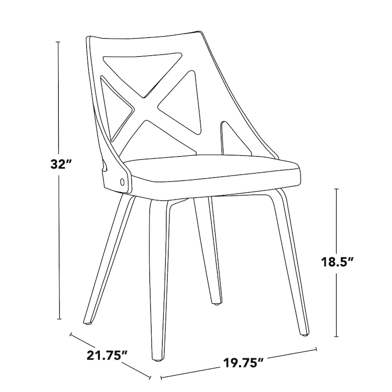The Gray Barn Charlotte Farmhouse Chair - Set of 2