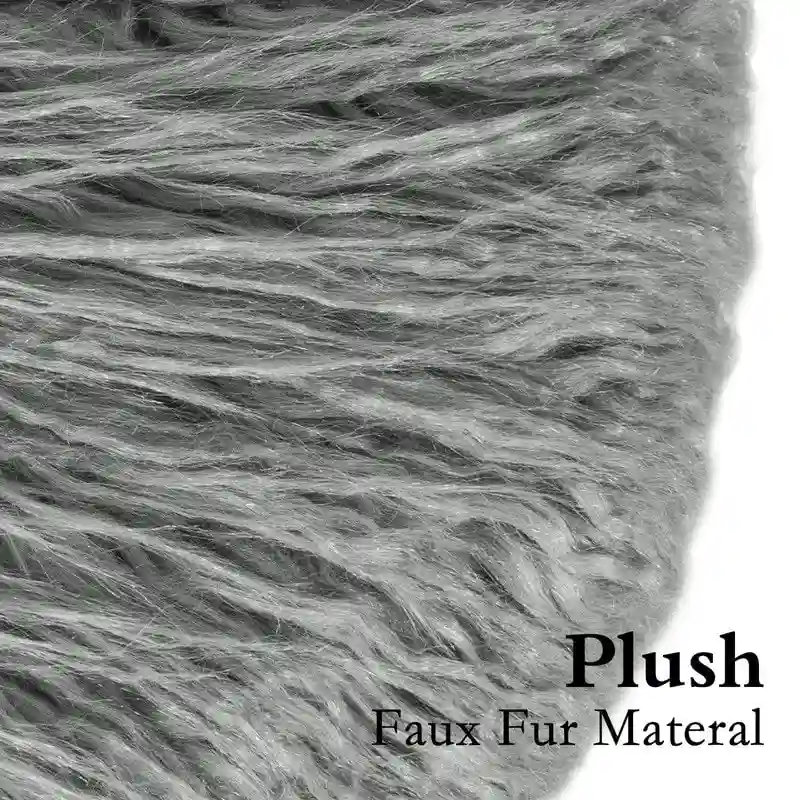 Dressing Stool — Soft Plush Footstool / Makeup Stool