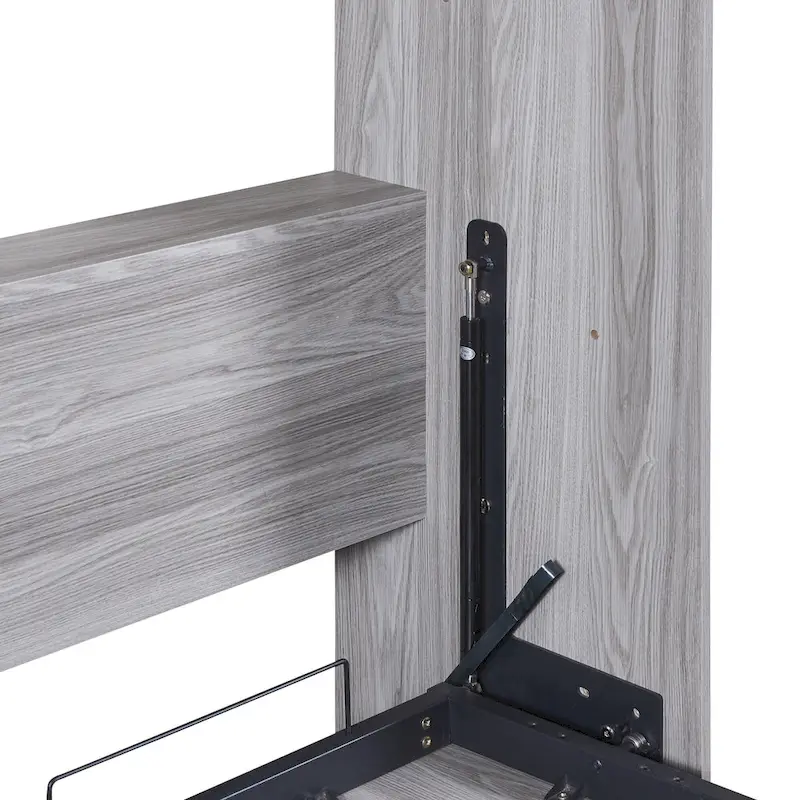 Wood Murphy Bed can be Folded into a Cabinet