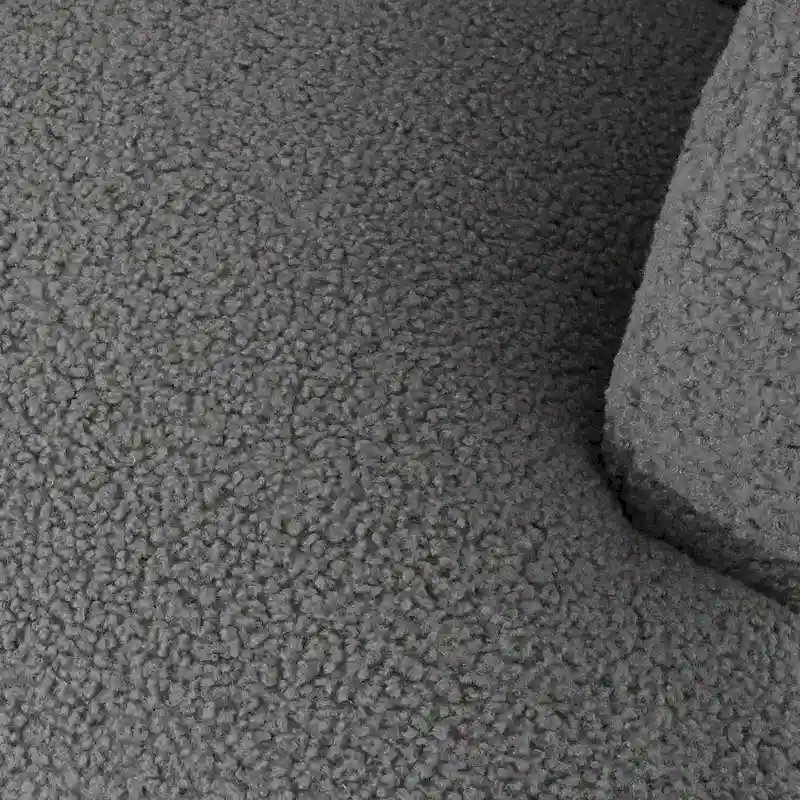 Modern Fabric Accent Chair with Cushion Back