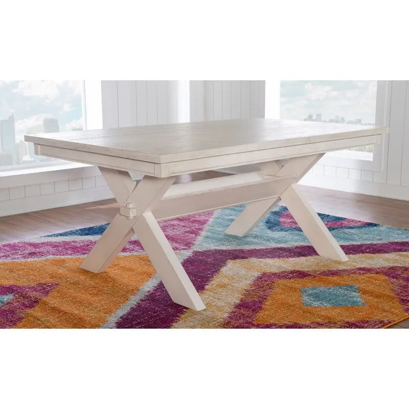 Chester Rustic Farmhouse Dining Table - N/A