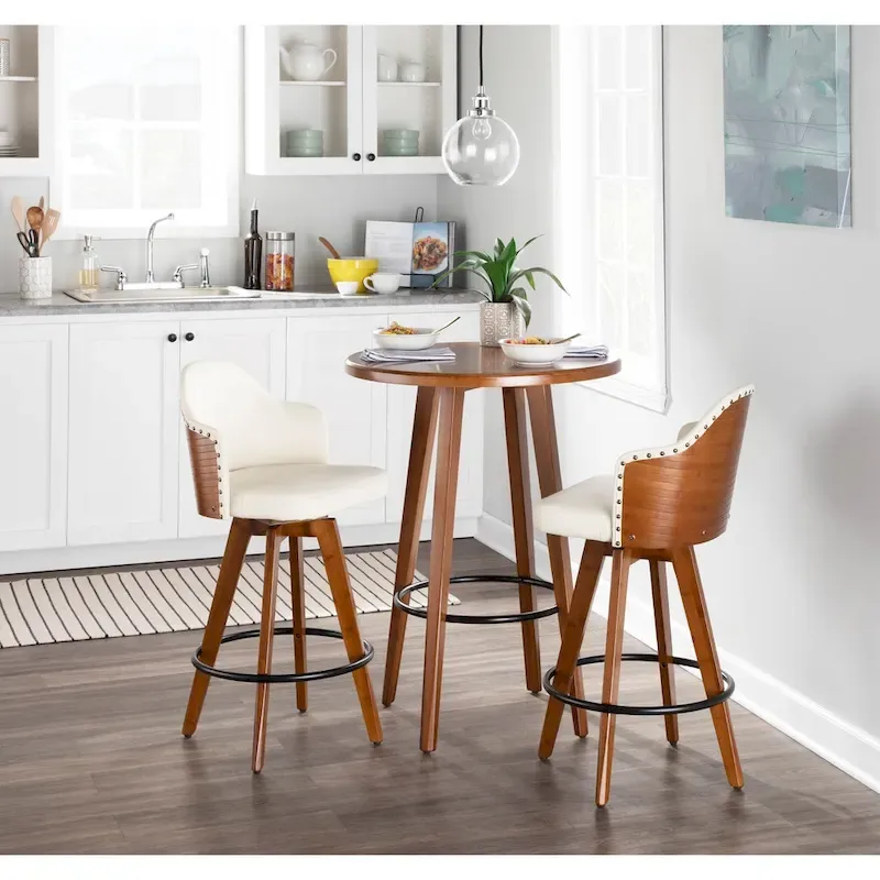 Carson Carrington Valsatra Mid-century Modern Counter Stool