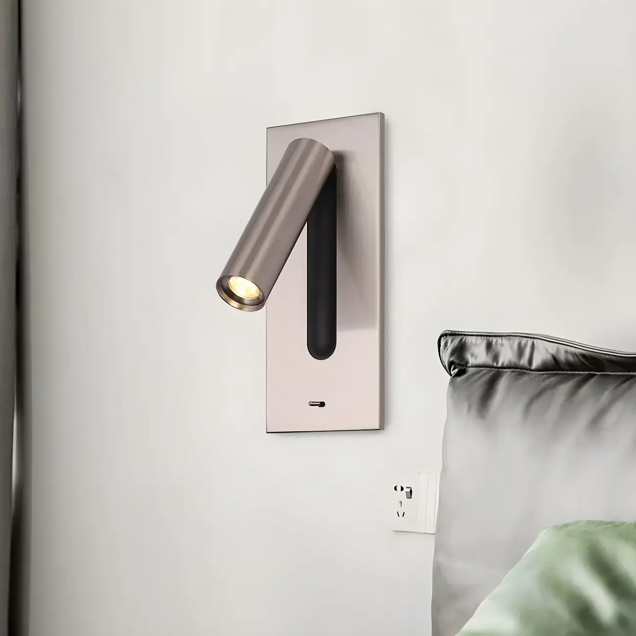 Modern Rotatable Metal Bedside LED Reading Wall Sconce