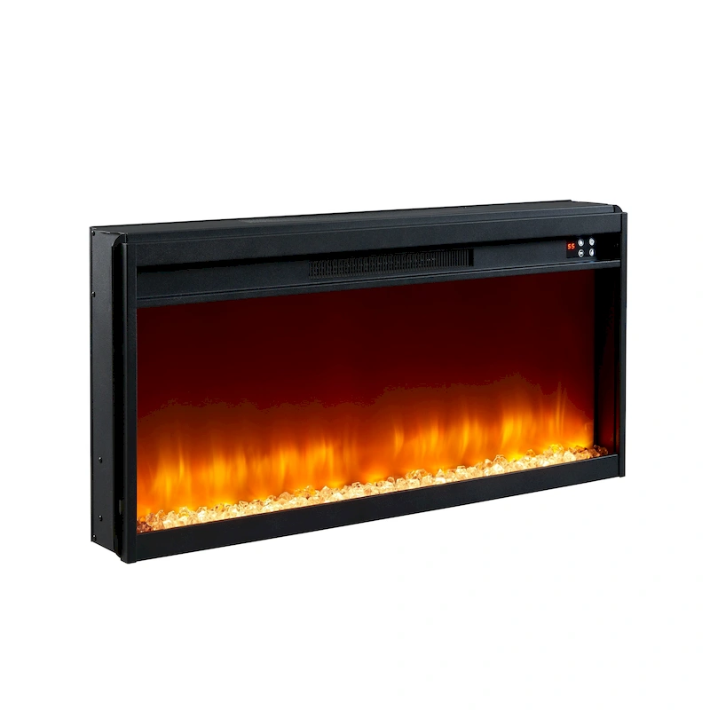 Farmhouse 72 TV Stand with Fireplace - Accommodates up to 75 TV - 73W x 35H x 14D