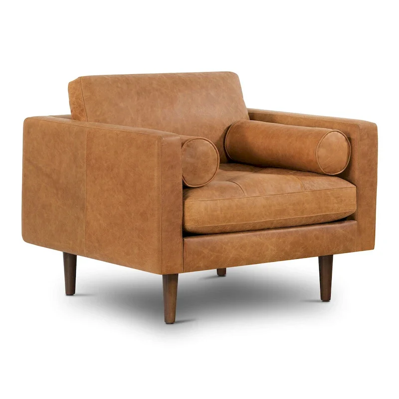 Napa Lounge Chair - Genuine Italian Leather