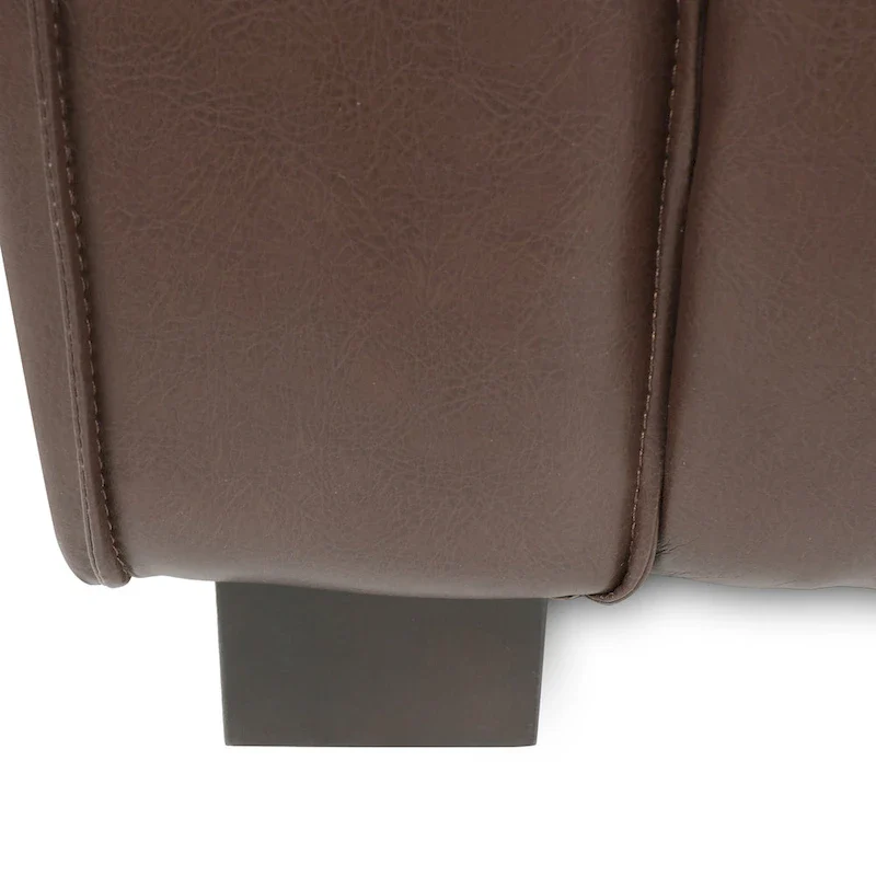 Goyette Faux Leather Club Chair