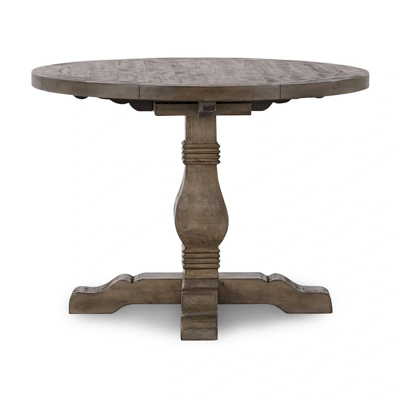 Kasey 42 Dining Table in Weathered Brown by Kosas Home