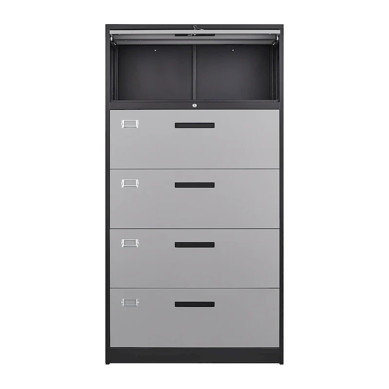 Steel Lateral File Cabinet with Lock
