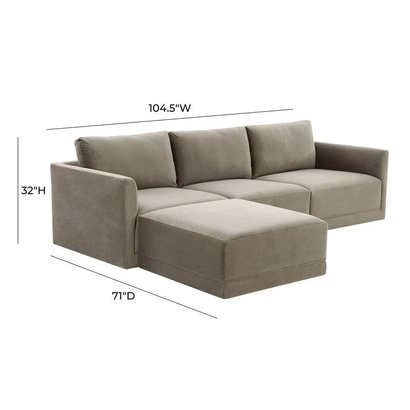 Willow Modular 4 Piece Sectional