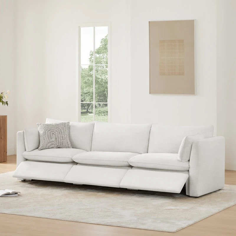 Cypress Power Reclining Sectional Sofa Couch