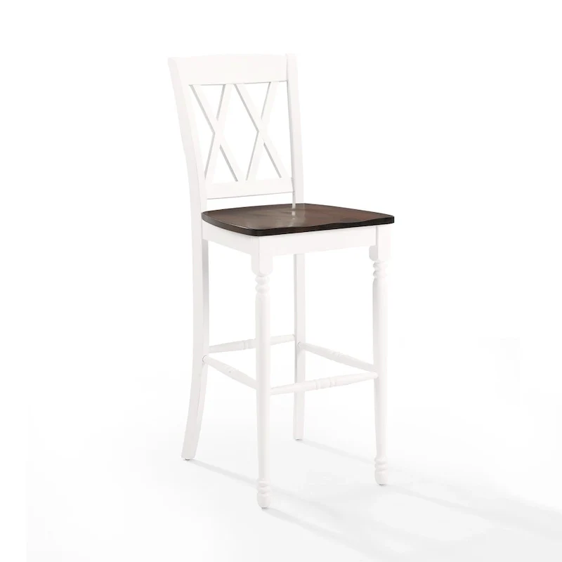 Crosley Shelby 2Pc Bar Stool Set - 18 W x21.75 D x 46.5 H