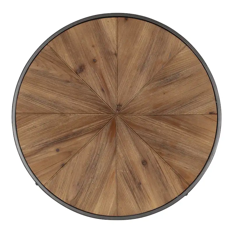 Kate and Laurel Gerhardt Round Coffee Table - 24x24x15.5