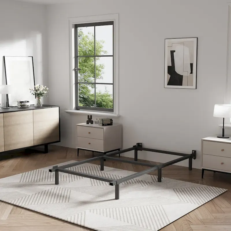 7 Inch Adjustable Steel Bed Frames Heavy Duty