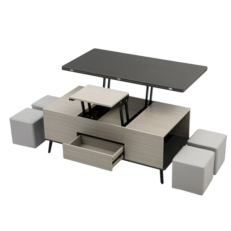 5 Pieces Lift Top Coffee Table