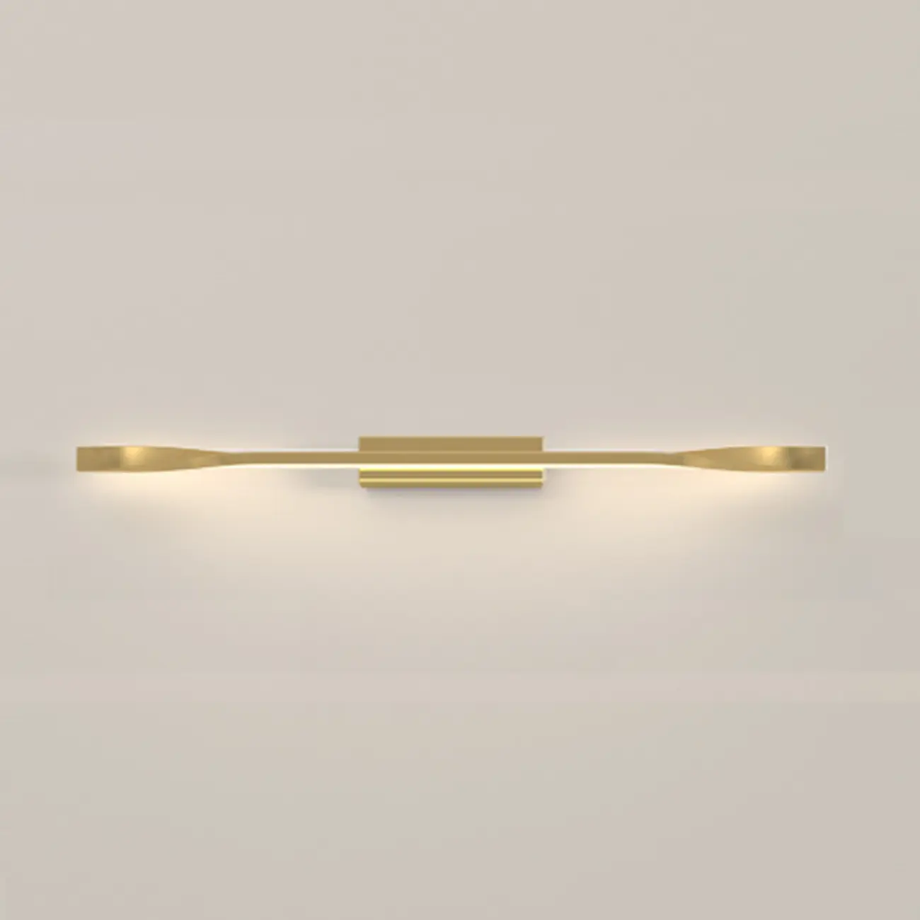 Modern Linear Wall Sconce with Silica Gel Shade