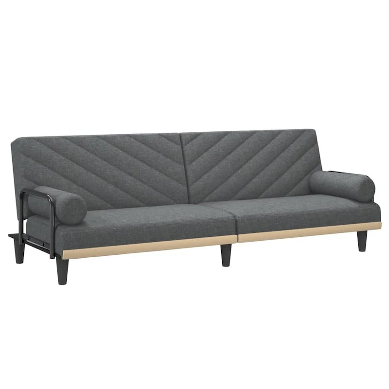 Sleeper Sofa with Armrests Sofa Couch Recliner Chair Loveseat Fabric - 80.7 x 35 x 27.6