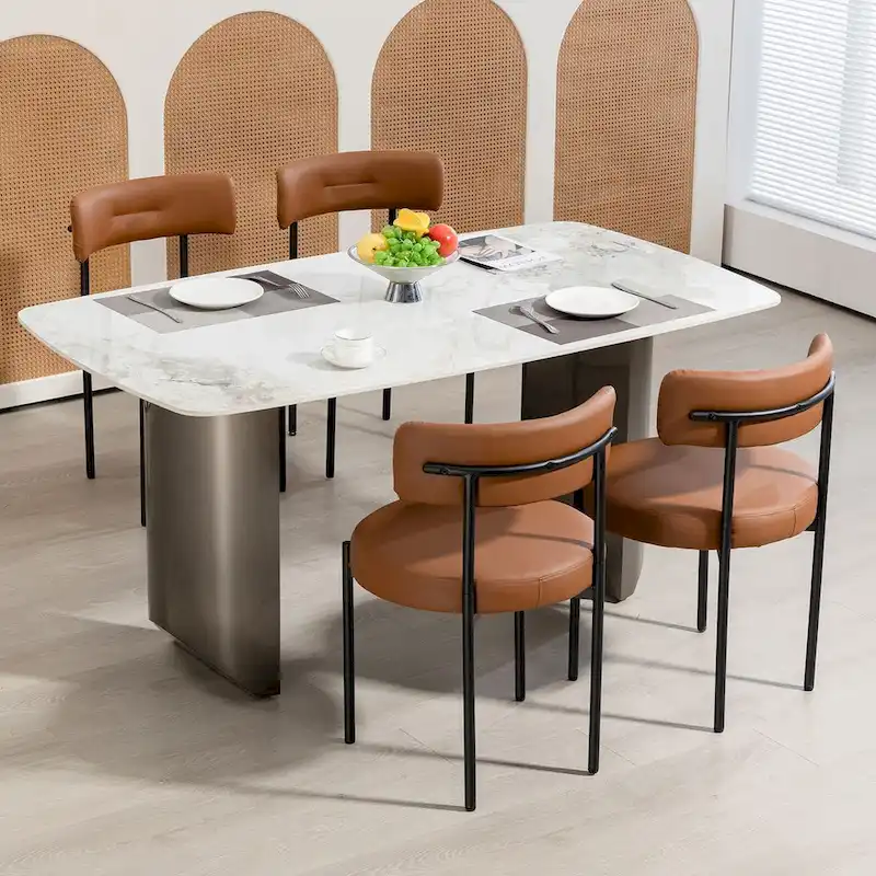 AVAWING Dining Chairs Mid-Century Modern Kitchen Chairs Set of 4