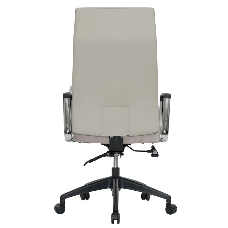 LeisureMod Hilton Modern High Back Leather Conference Office Chair