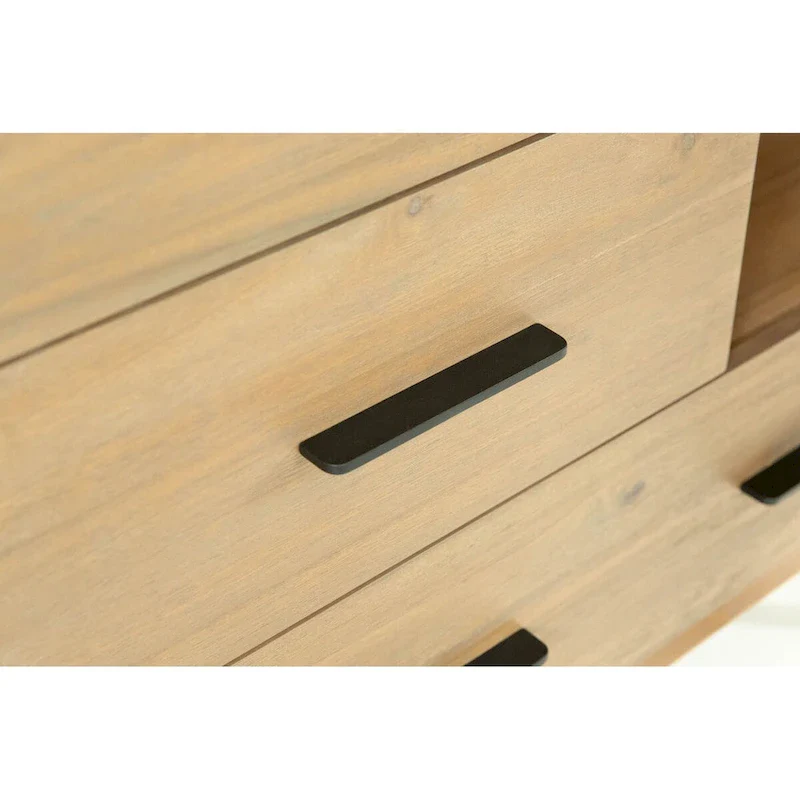 Modern Walnut Chest of Drawers