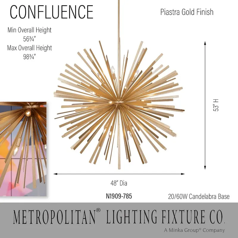 Metropolitan Confluence - 12 Light Pendant