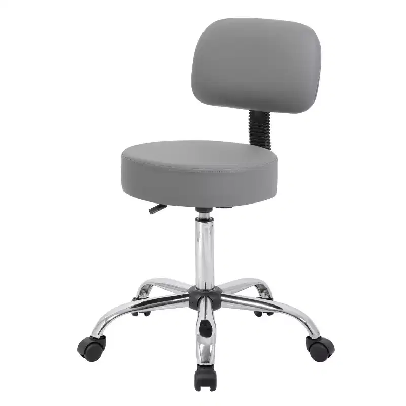 Medical Stool with Back Cushion - Boss Office Products
