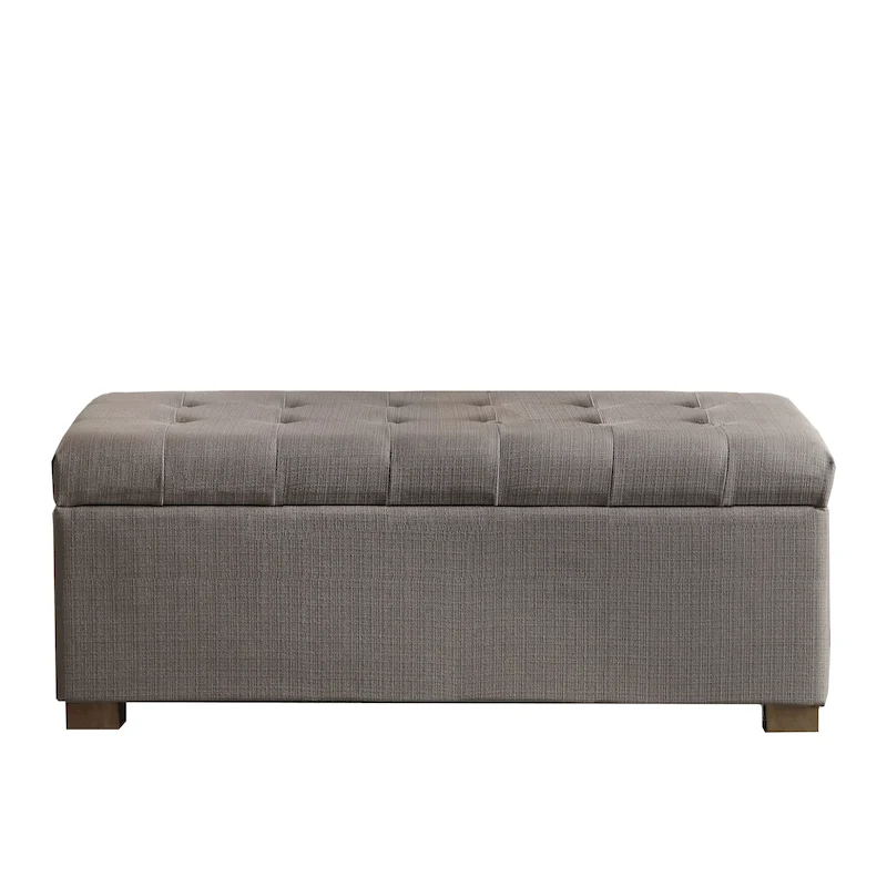 Porch & Den Tufted Storage Bench