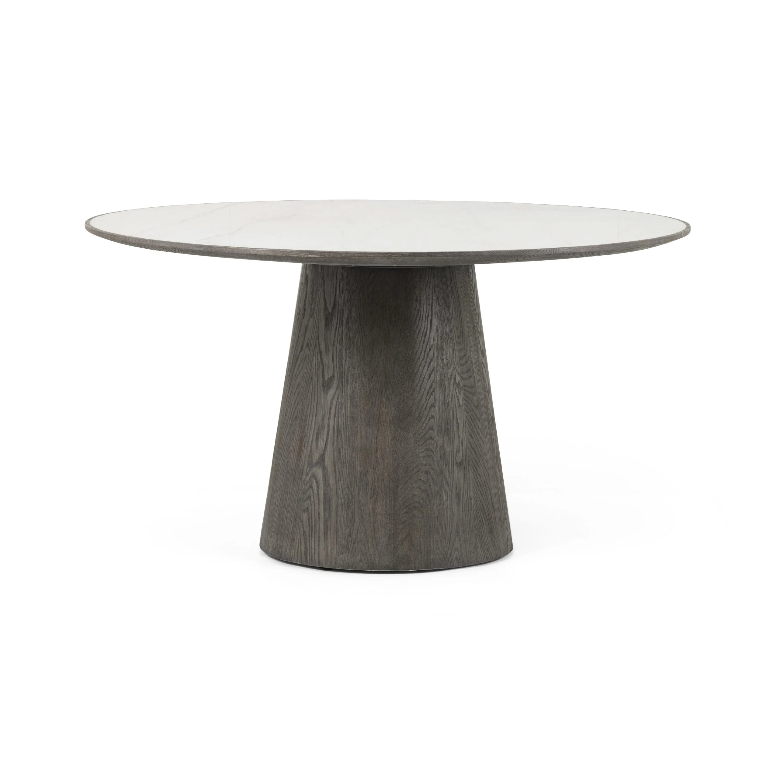 SKYE ROUND DINING TABLE-WHITE MARBLE