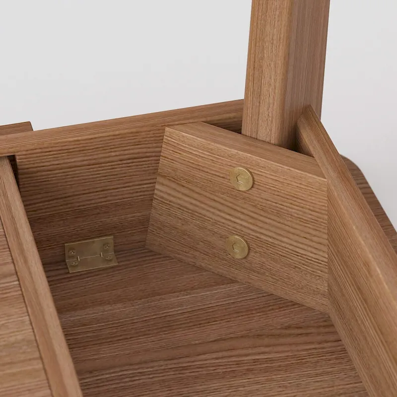 Wood Desk - 39.4W, Multi-Functional, Rounded Corners, Optional Drawers, Easy Assembly