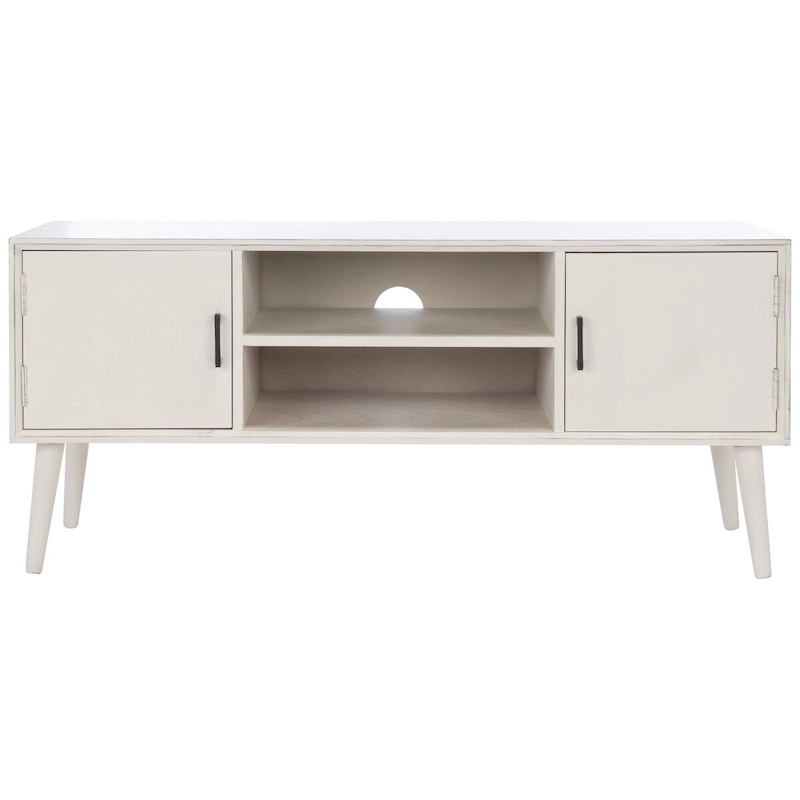 SAFAVIEH Maegan Mid-Century 47-inch Storage Media TV Stand - 47.3 W x 15.8 L x 20 H - 47Wx16Dx20H