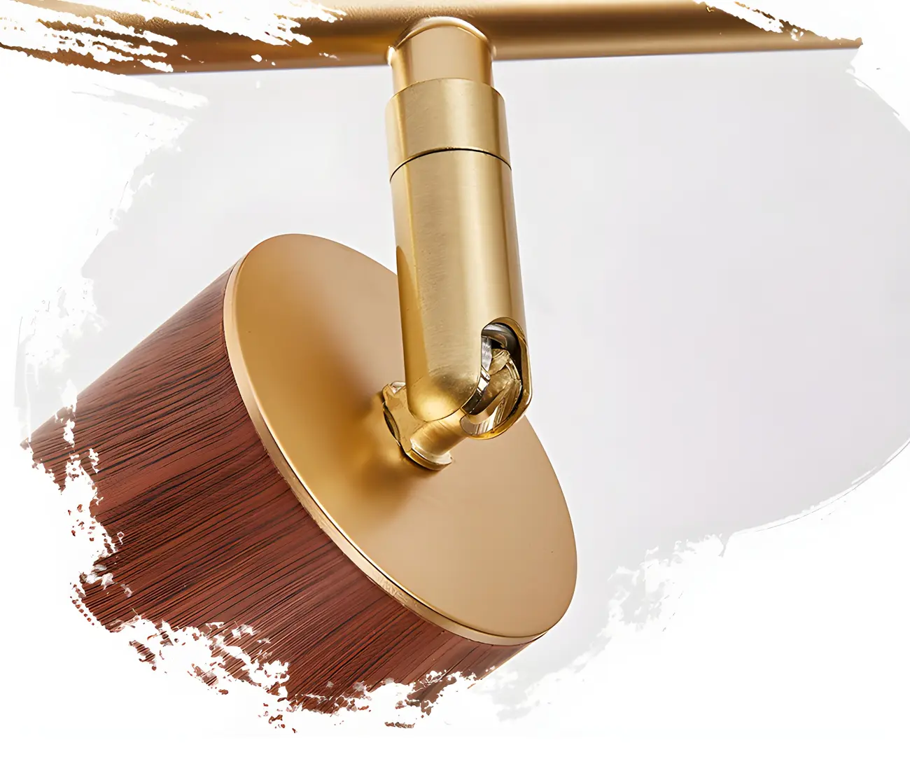 Modern 4-Light LED Fixed Track Light with Adjustable Head