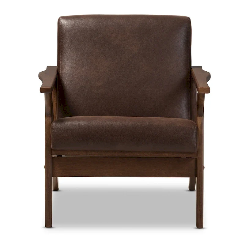 Baxton Studio Bianca Mid-century Lounge Chair