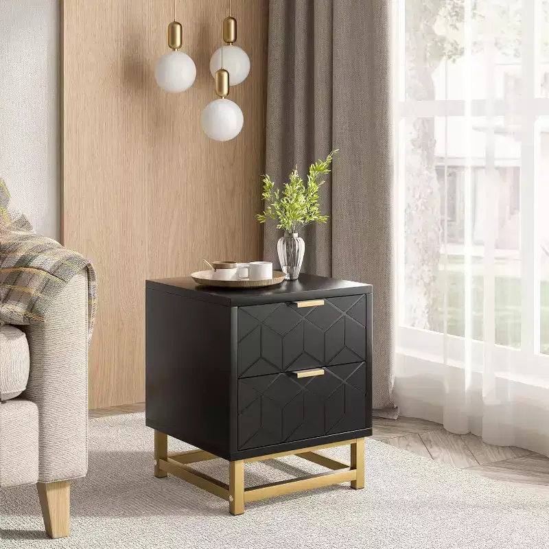 White & Black Fabric Dresser Storage Tower, 5 & 6 Drawer