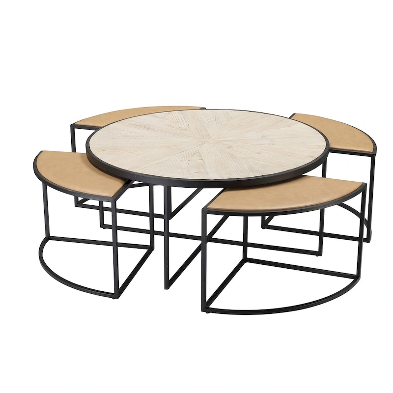 Burnham Home 5-Piece Olivia Coffee Table
