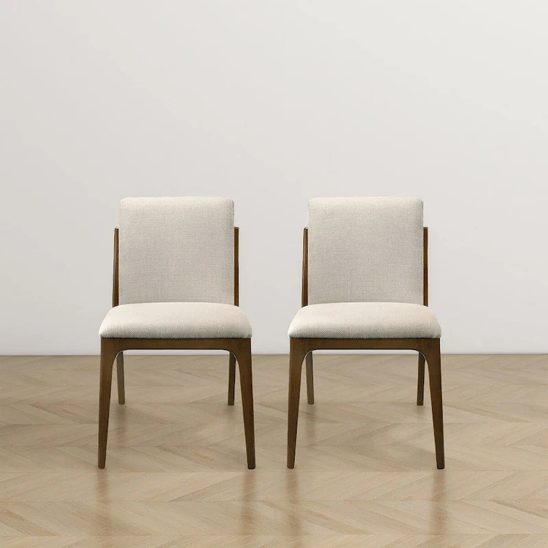 Luxury Modern Solid Wood Dining Chair (Set of 2)